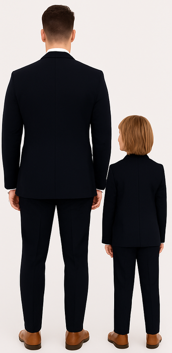 plaid-pattern-father-dad-and-son-matching-suit