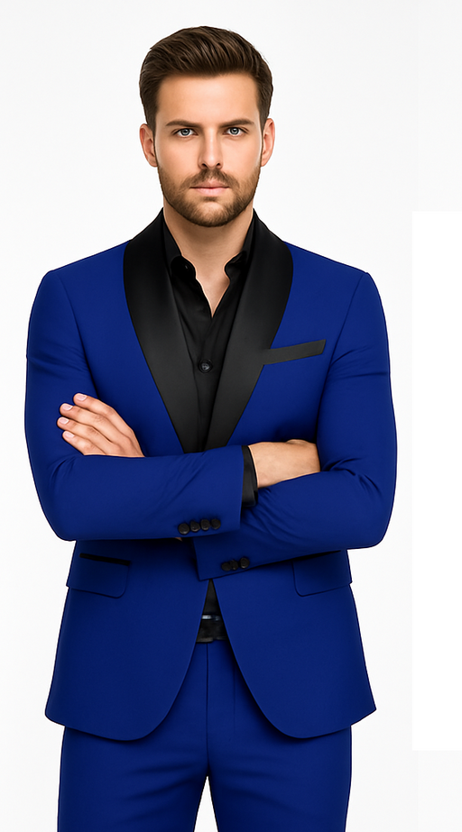 Royal Blue Prom Tuxedo - Wedding Suit - Groom Tuxedo Suit