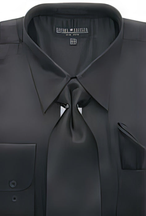 Fashion Cheap Priced Sale Black Shiny Silky Satin Men'S Dress Cheap Priced Shirt Online Sale