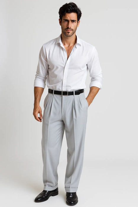 silver pant
