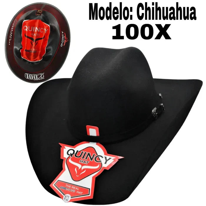 Texana 100X Horma Chihuahua Color Negro Quincy