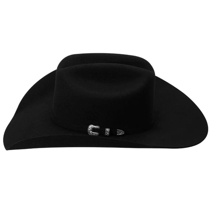 Texana Tombstone 50X de Pelo de Castor Estilo Roper Color Negro