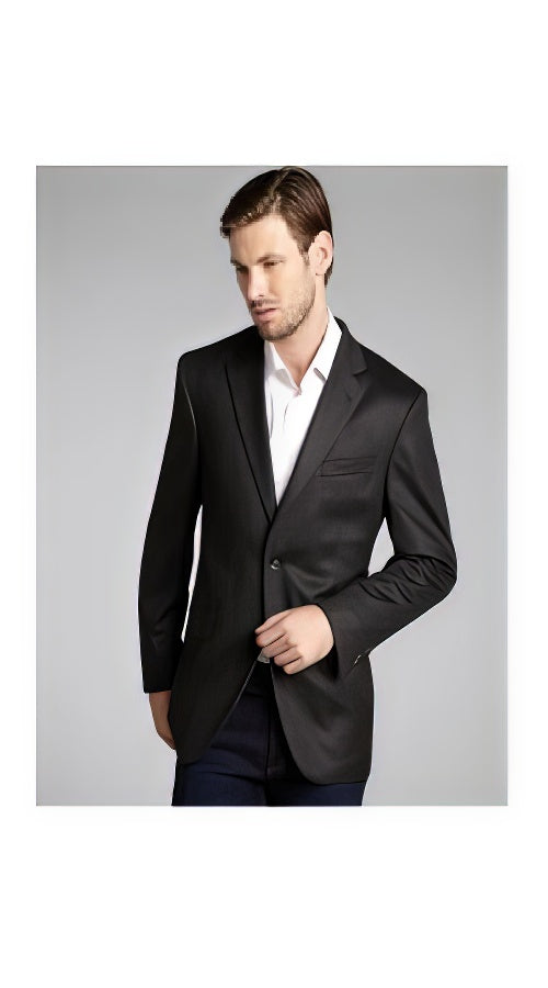 Winter Fabric Men'S Slim Fit Cashmere Blend 2 Button Cheap Priced Unique Dress Blazer Jacket For Men Sale Rich Charcoal