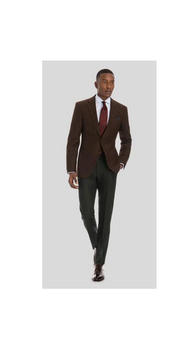 Men'S Brown 2 Button Solid Pattern Cheap Priced Designer Fashion Dress Casual Blazer For Men On Sale Blazer