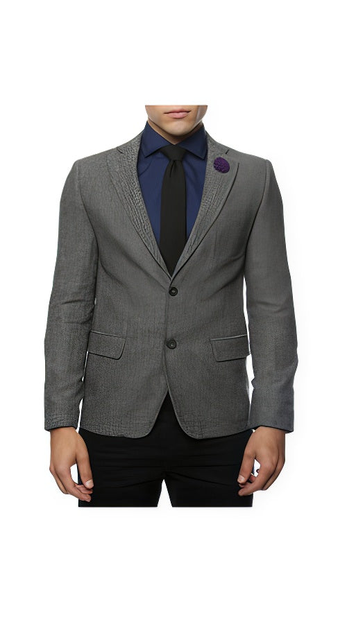 Grey Fully Lined Peak Blinder Custom Vested Suit