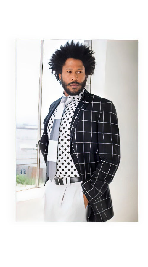 Men's Blazer - Plaid Sport Coat