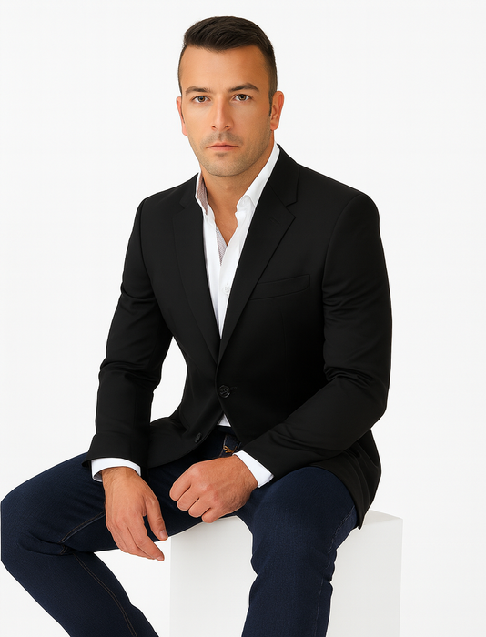 Velvet Blazer - Mens Velvet Jacket Sport Coat Jacket Men'S Black Shawl Collar