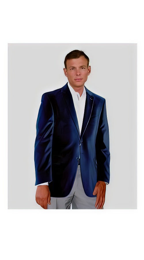 Velvet Blazer - Mens Velvet Jacket Sport Jacket For Men Navy
