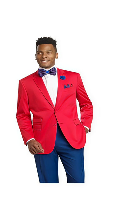 Men's Red 2 Button 2 Piece Cheap Priced Men's Wholesale BlazerJacket For Men