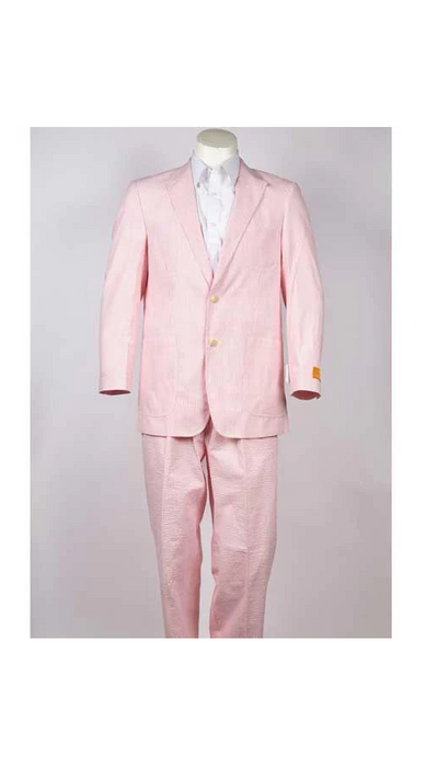 Men'S 2 Button Pinstripe Pink Cheap Priced Designer Fashion Dress Casual Blazer For Men On Sale Blazer