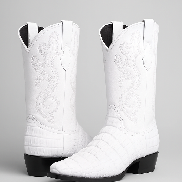 White Crocodile Boots Men's for Every Occasion