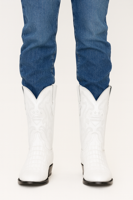 White Crocodile Boots Men's for Every Occasion