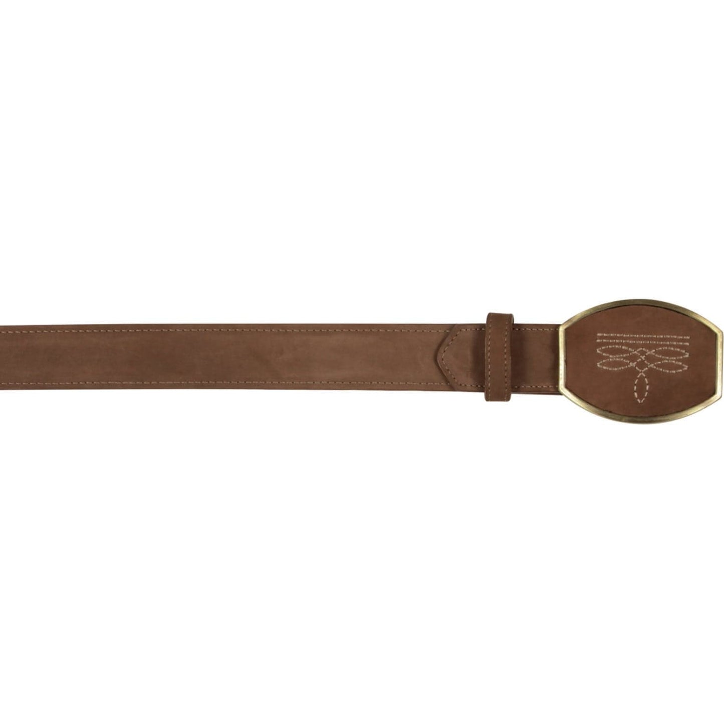 Men's Wild West Genuine Leather Laser Design Casual Belt 2C11UH6359
