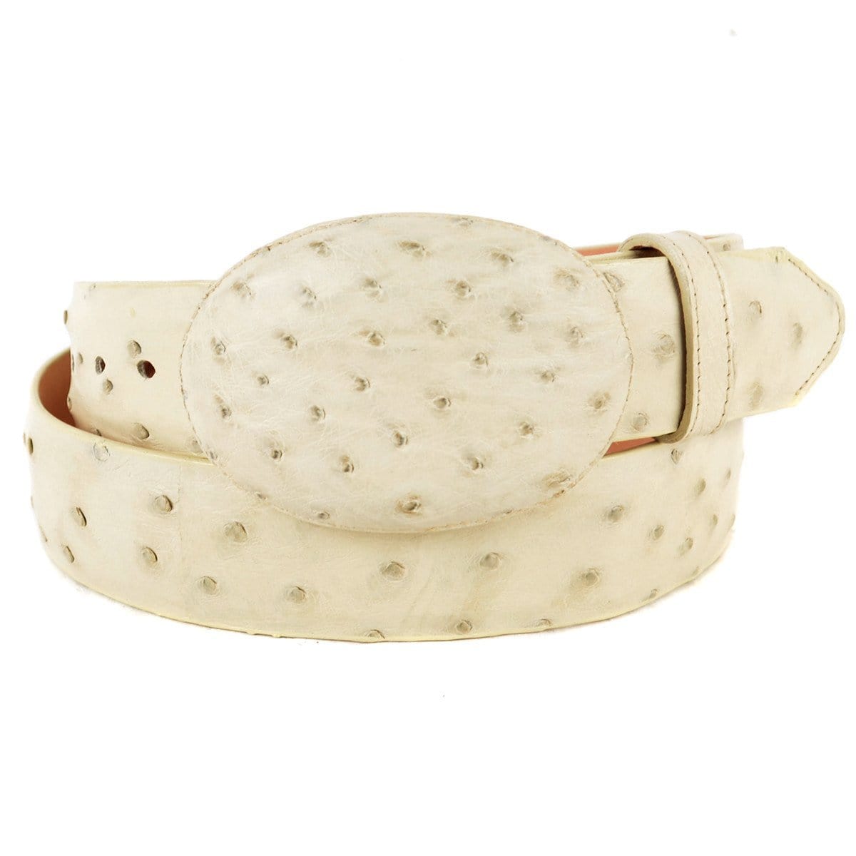 Men's Wild West Smooth Ostrich Cowboy Belt 2C110407 main image 1