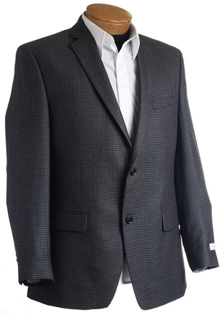 Mensusa Products Mens Designer Navy Tweed Sports Jacket