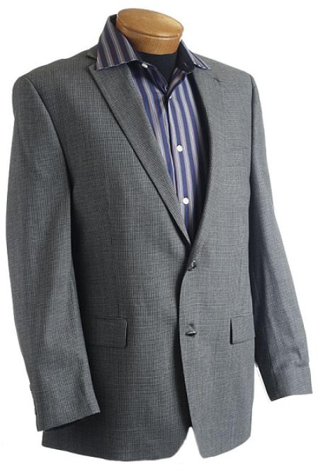 Mensusa Products Mens Gray Designer Classic Tweed Sports Jacket