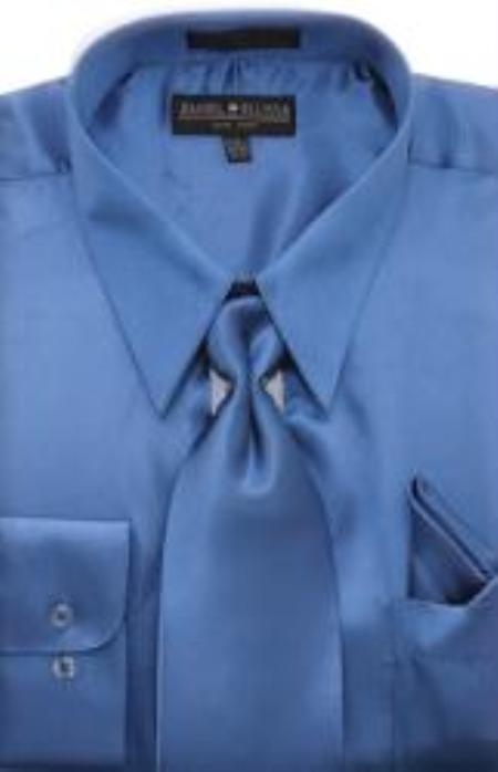 Royal Blue Dress Shirt And Tie