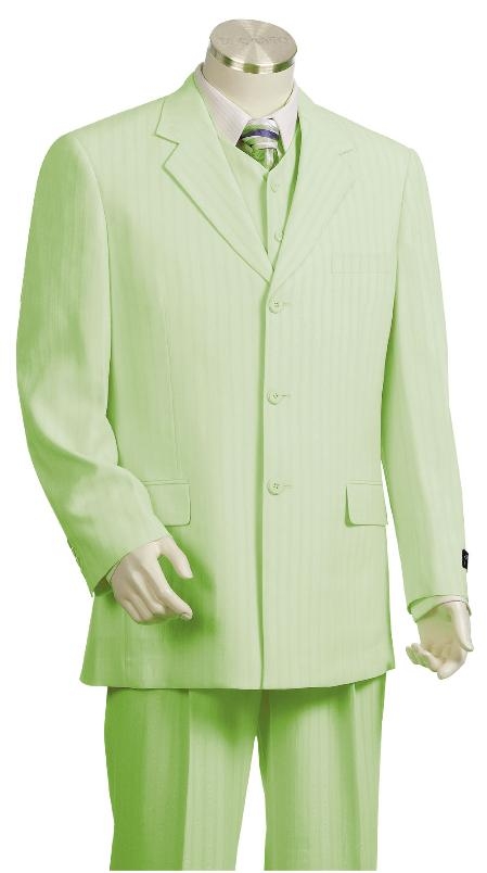 Mensusa Products Beautiful Men's Seage Pinstripe Gangester Zoot Suit Seage