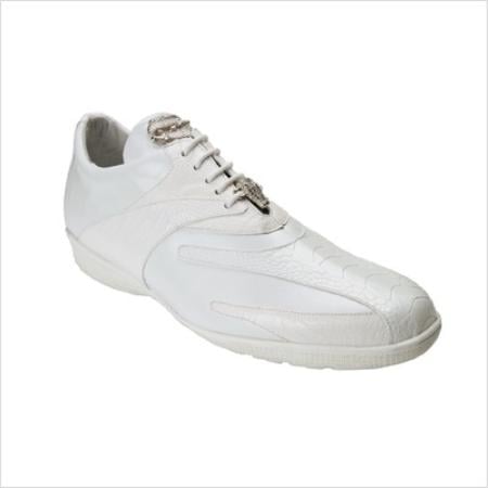 Mensusa Products Belvedere Men's Bene Sneaker in White 180