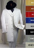 SKUHIN36V Shiny Ton On Ton Shadow Pinstripe Long Zoot Suit in Many Colors 139