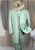 SKU 2709 MINT 3PC FASHION ZOOT SUIT WITH VEST A GREAT DEAL 