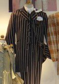 SKU RE04 Mens Black and White Pinstripe  Fashion Zoot Suit   139