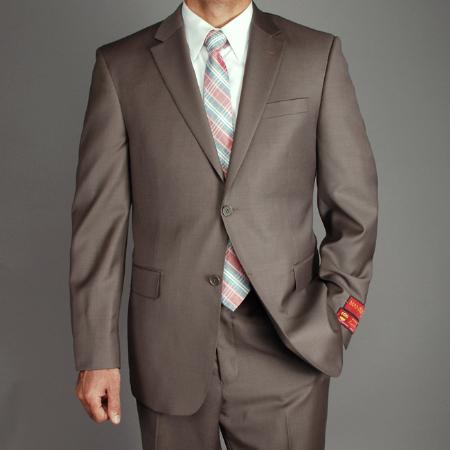 Mensusa Products Men's Wool 2button Suit
