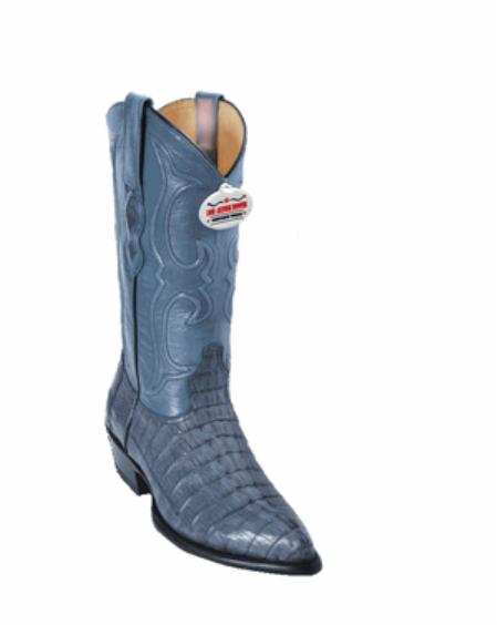 Mensusa Products Blue Gray TaJToe Cowboy Boots 477