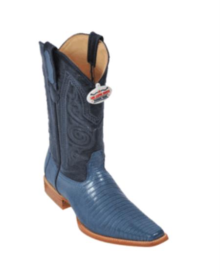 Mensusa Products Blue Jean Teju Cowboy Boots 297