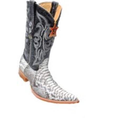 Mensusa Products Los Altos Natural Python 6XToe Cowboy Boots 267