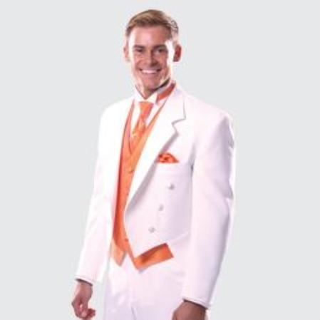 Mensusa Products White Notch Full Dress by Erik Lawrence