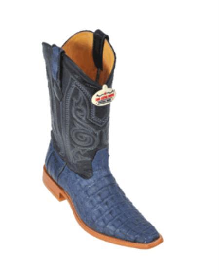 Mensusa Products Blue Jean Smooth Cowboy Boots7