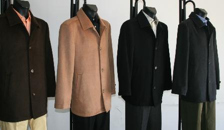 Mensusa Products Pea Coat Style Black, Brown, Charcoal, Camel