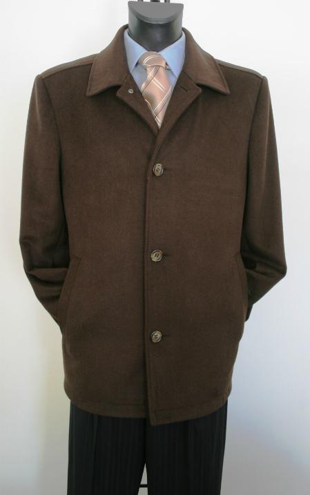 Mensusa Products Car Coat Style Brown