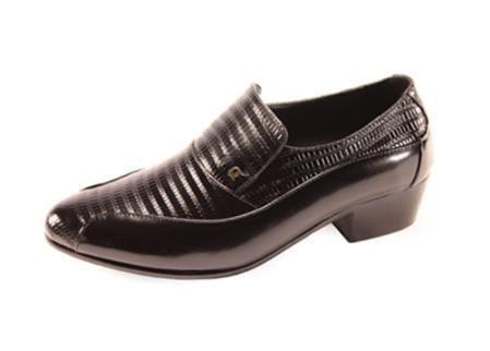 Mensusa Products Mens Black SlipOn Shoes