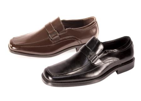 Mensusa Products Mens Black SlipOn Dress Shoes 74
