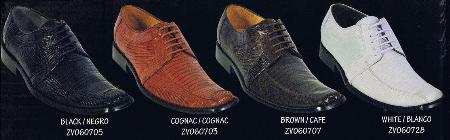 Mensusa Products Square Toe Teju LizardDress Shoes Available in 4 Colors