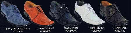 Mensusa Products Square Toe Ostrich LegDress Shoes Available in 5 Colors