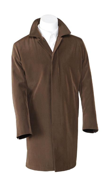 Mensusa Products Mens Brown 41702 Raincoat Trench coat / Trenchcoat