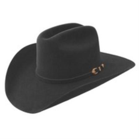 Mensusa Products Stetson 10X Felt Hat Black 254