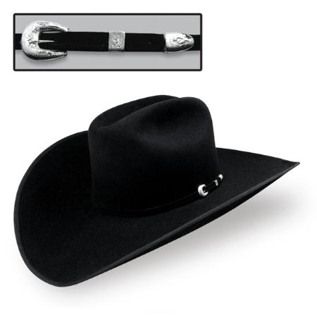 Mensusa Products Stetson 4X Felt Hat Black