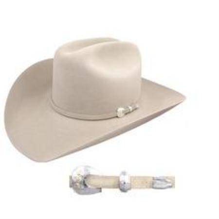 Mensusa Products Stetson 4X Felt Hat Silverbelly
