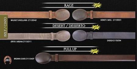 Vergel & Kenya Design Men's Cowboy Belt 1.5