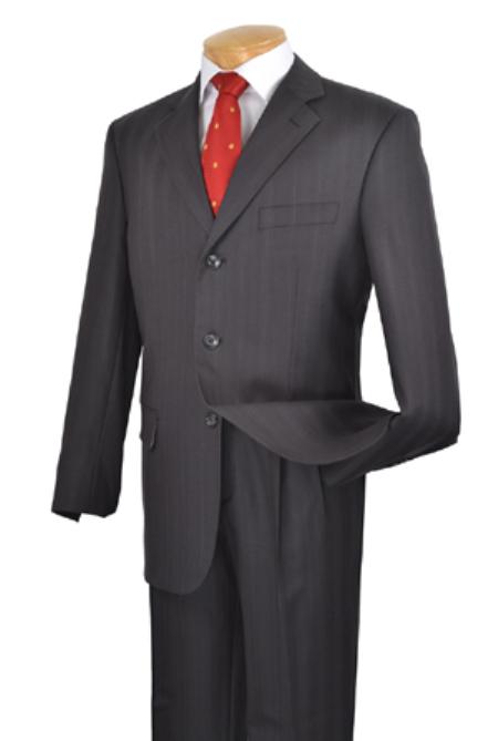 cheap suits, 100% Super Wool. Single breasted 3 buttons. Pleated pants. Fancy stripe., 1 Super Wool Single breasted 3 btn pleated pants fancy stripe & pattern Black