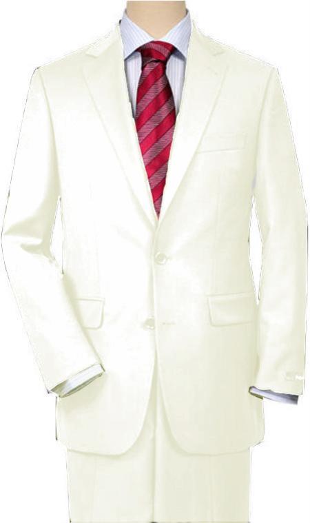 Mensusa Products OffWhite Quality Total Comfort Suit Separate Any Size Jacket & Any Size Pants