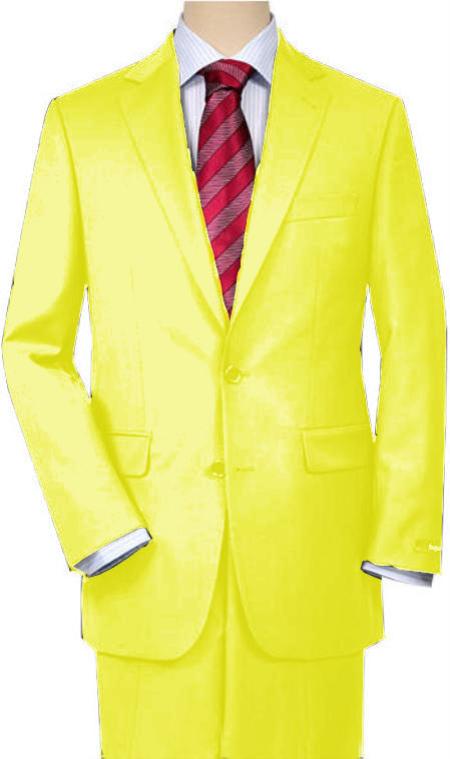 Mensusa Products Yellow Quality Total Comfort Suit Separate Any Size Jacket & Any Size Pants