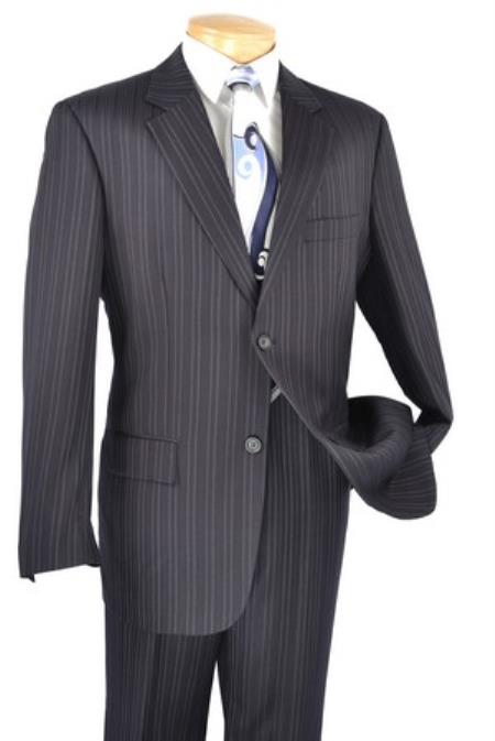 Executive 2 Piece 2 Button Suit Navy