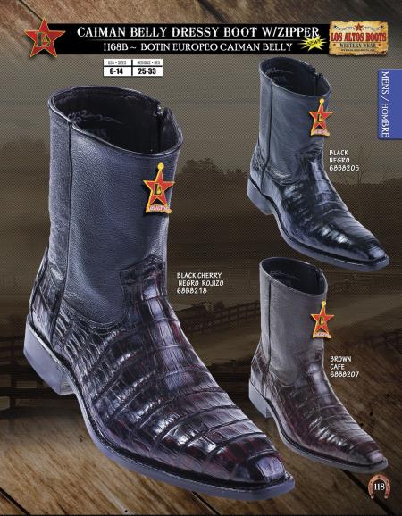 Mensusa Products Los Altos SquareToe Caiman Men's Dressy Western Cowboy Boot 331