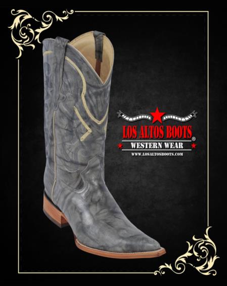 Mensusa Products XXXToe Cowhide Men's Western Cowboy Boots by Los Altos