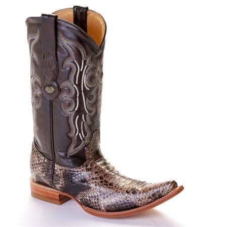 Mensusa Products XXXToe Python Western Men's Cowboy Boots by Los Altos 208